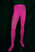 Collants taille standard rose fluo