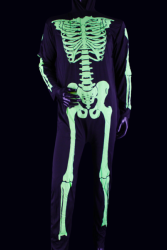 Dguisement Halloween squelette vert  XL