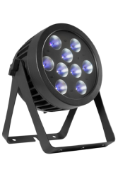 Projecteur de scne UV PRO 9 LED 365 UV IP65 DMX