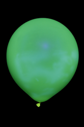 25 maxi ballons ovales jaune fluo 45 cm