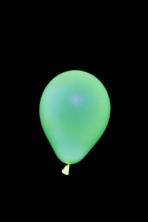 50 Mini Ballons ovales jaune fluo 13 cm