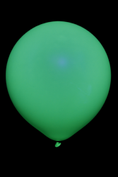 25 maxi ballons ovales vert fluo 45 cm