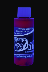 Fard liquide pour aérographe ProAiir HYBRID Rouge Radiation Fluo - 2oz (60 ml) - Waterproof
