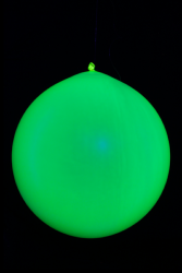 10 ballons gants ronds vert fluo 60 cm