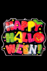 Tableau Happy Halloween 3D 45x53cm