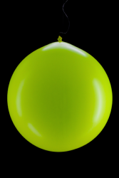 10 ballons géants ronds jaune fluo Ø60 cm