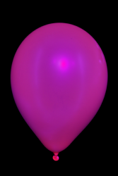 50 ballons baudruche ovales rose fluo 30 cm
