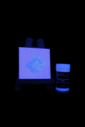 Peinture fluorescente 100ml UV active BLEU