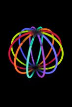 Boule lanterne fluo lumineuse multicolore